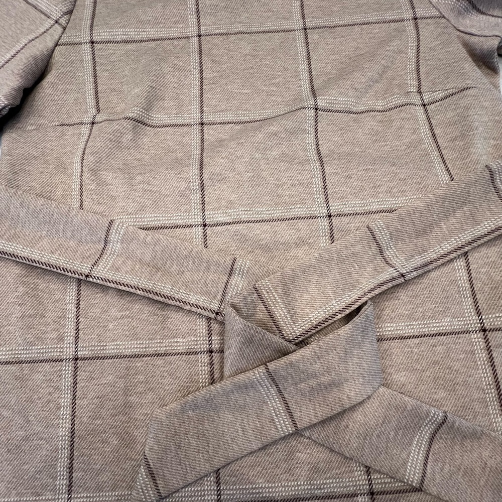 Ann Taylor Factory Taupe Grid Sweater - Picture 9 of 10